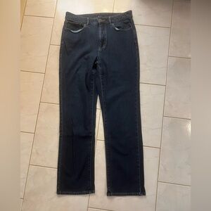 L.L. Bean Women’s Dark Blue Denim 5 Pocket Classic Fit Jeans